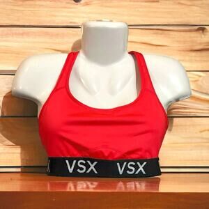Victoria's Secret VSX The Player Reddish/Pink Racerback Sports Bra | Size L